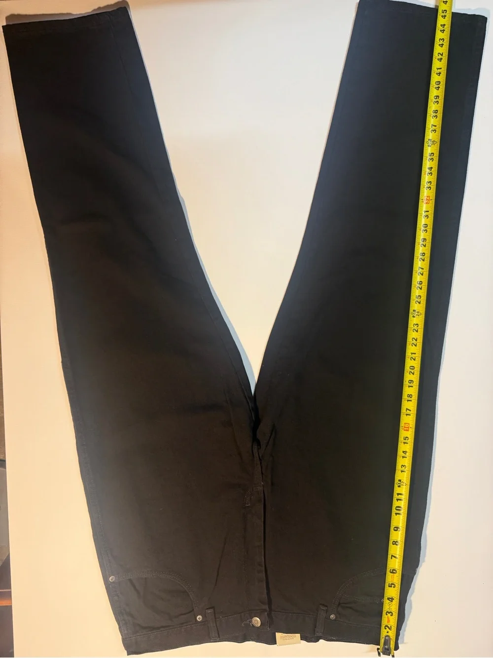 Wrangler Black Denim‎ Jeans with Metal Logo Button